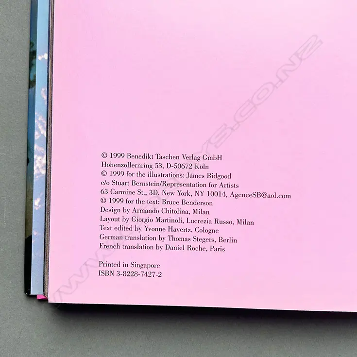 BRUCE BENDERSON: JAMES BIDGOOD Image 1++